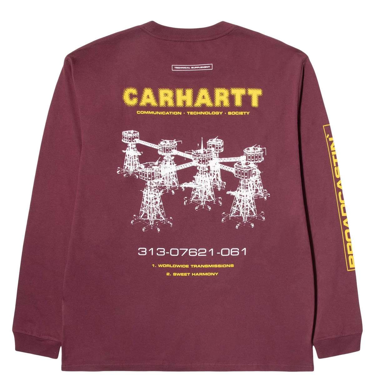 Carhartt W.I.P. T-Shirts L/S AIRWAVES T-SHIRT