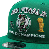 New Era Headwear GREEN / O/S CELTICS NBA FINALS ICON 9FIFTY