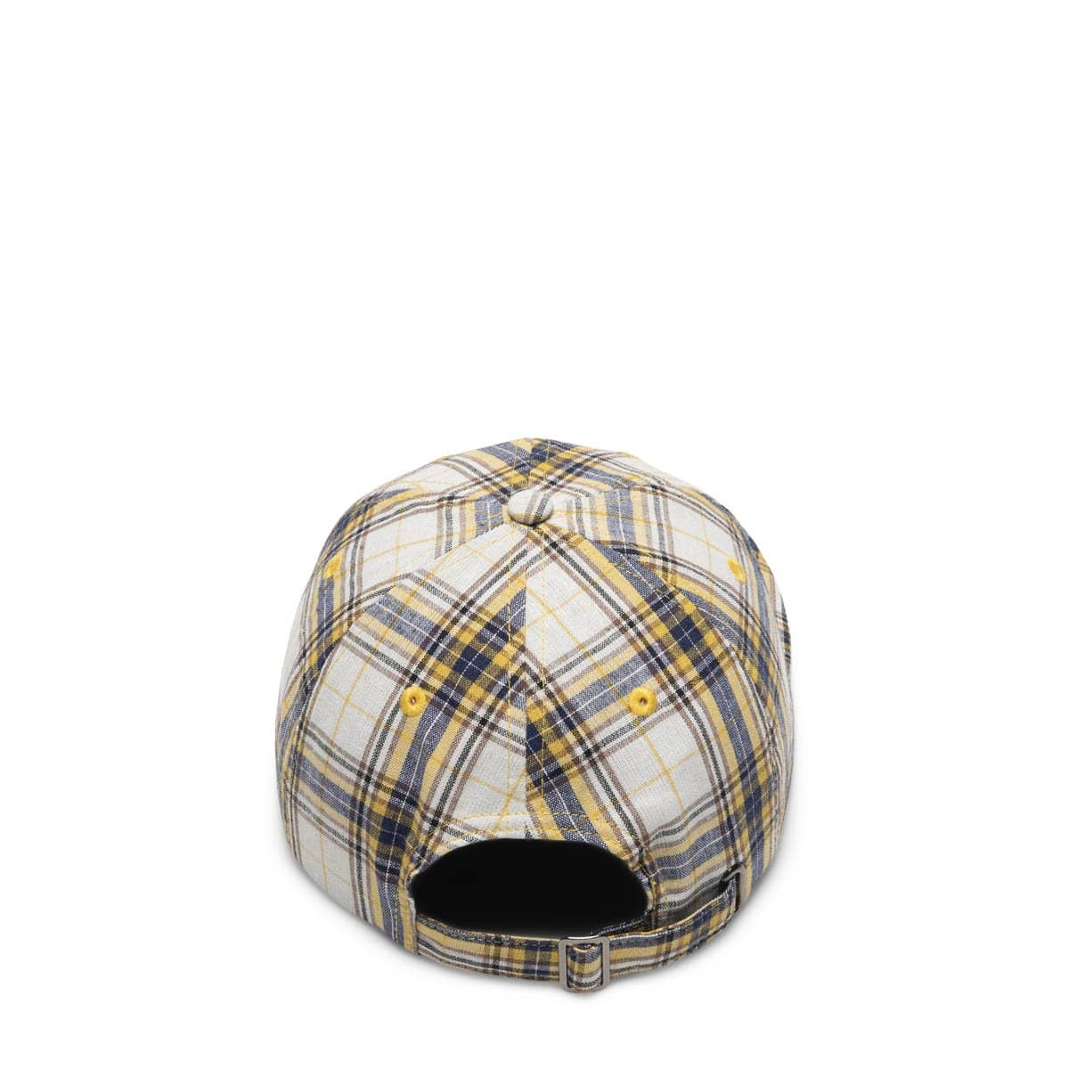 Stüssy Headwear YELLOW / OS MADRAS PLAID BIG LOGO LOW PRO