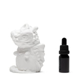 A BETTER FEELING Home WHITE / O/S CERAMIC DRAGON OIL DIFFUSER + GINKGO