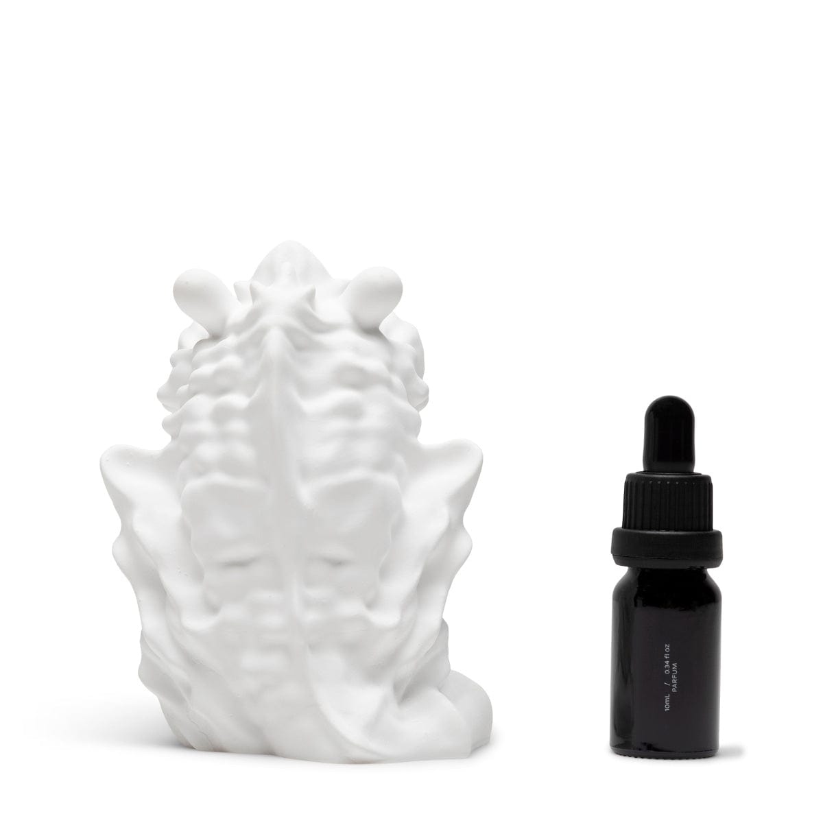 A BETTER FEELING Home WHITE / O/S CERAMIC DRAGON OIL DIFFUSER + GINKGO