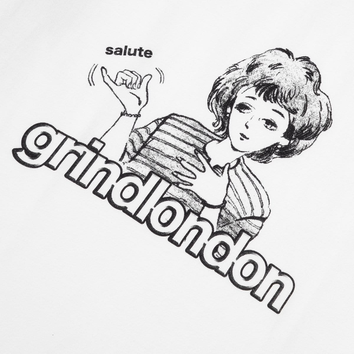 GRINDLONDON T-Shirts SALUTE T-SHIRT