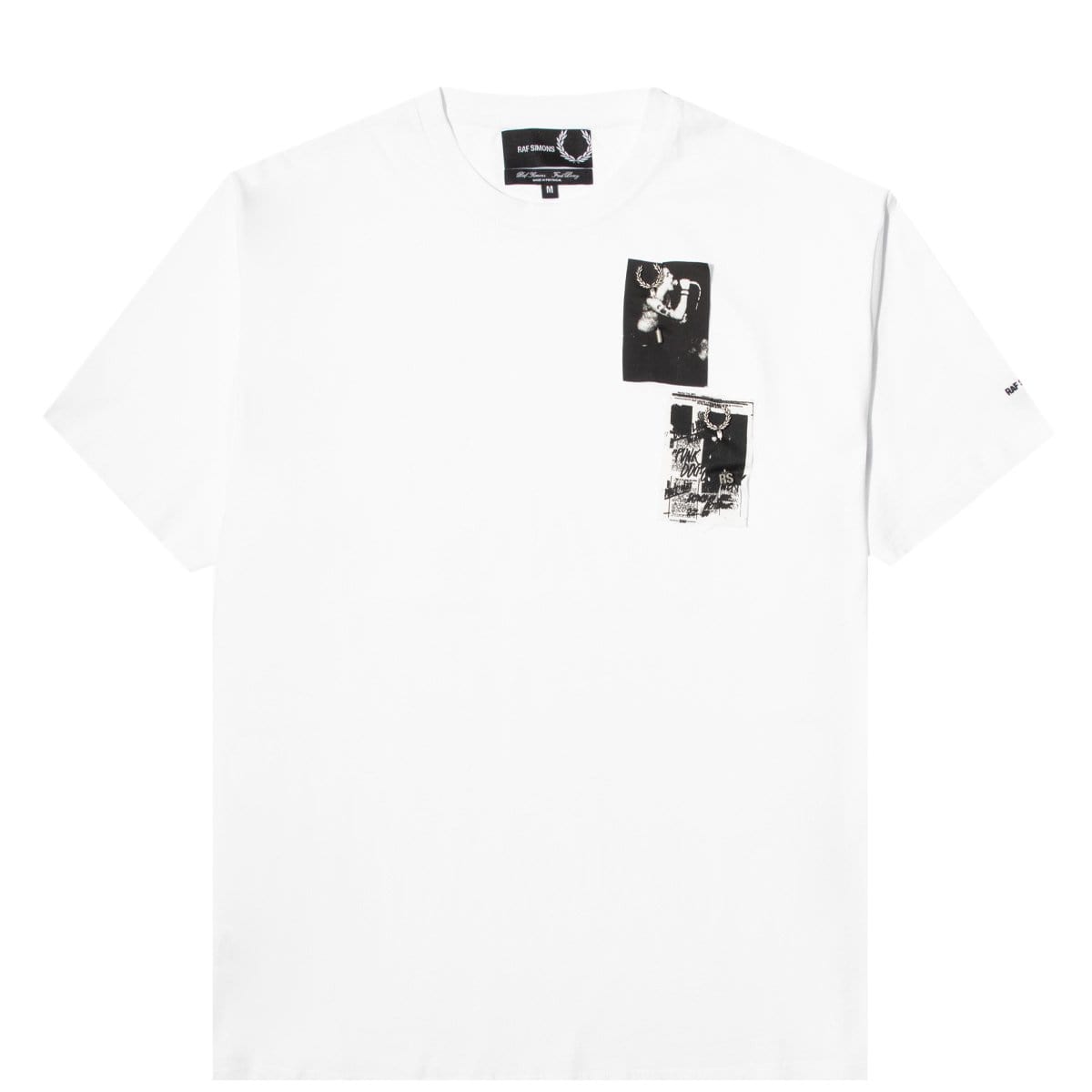 Fred Perry T-Shirts x Raf Simons PRINTED PATCH T-SHIRT
