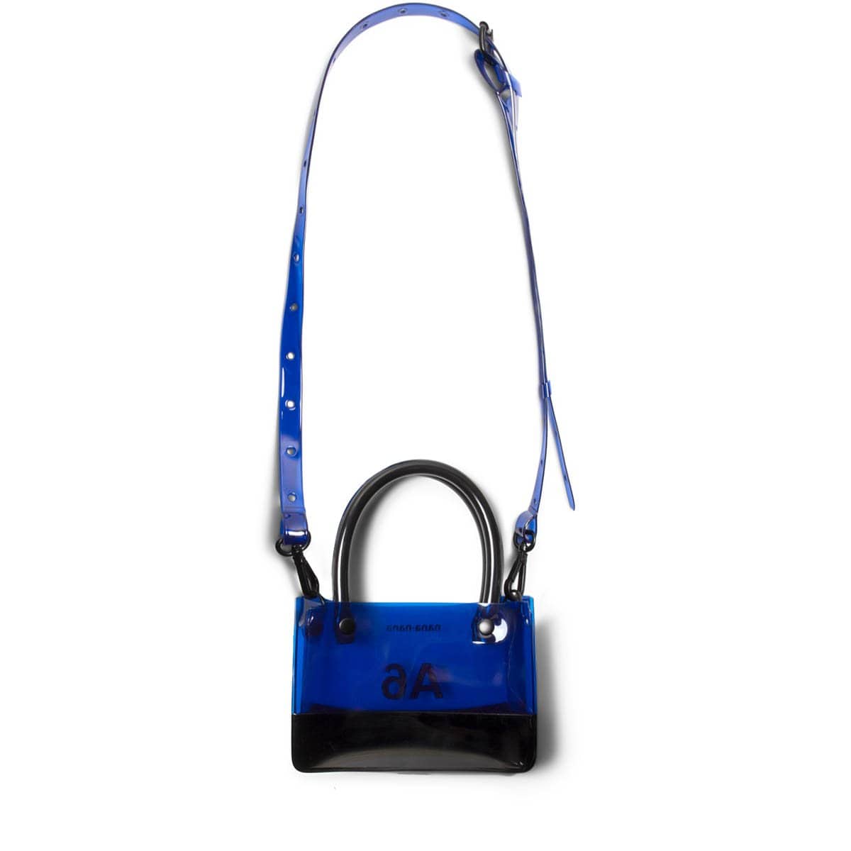 nana-nana Bags & Accessories BLUE X BLACK / O/S PVC OPAQUE A6