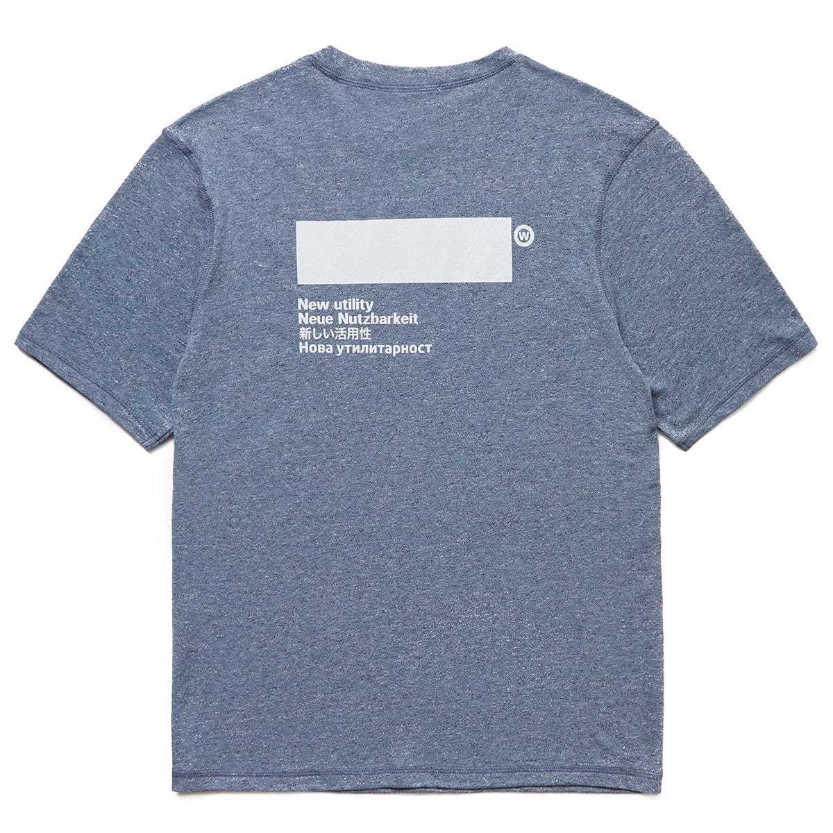 AFFXWRKS STANDARDISED T-SHIRT BLUE MELANGE