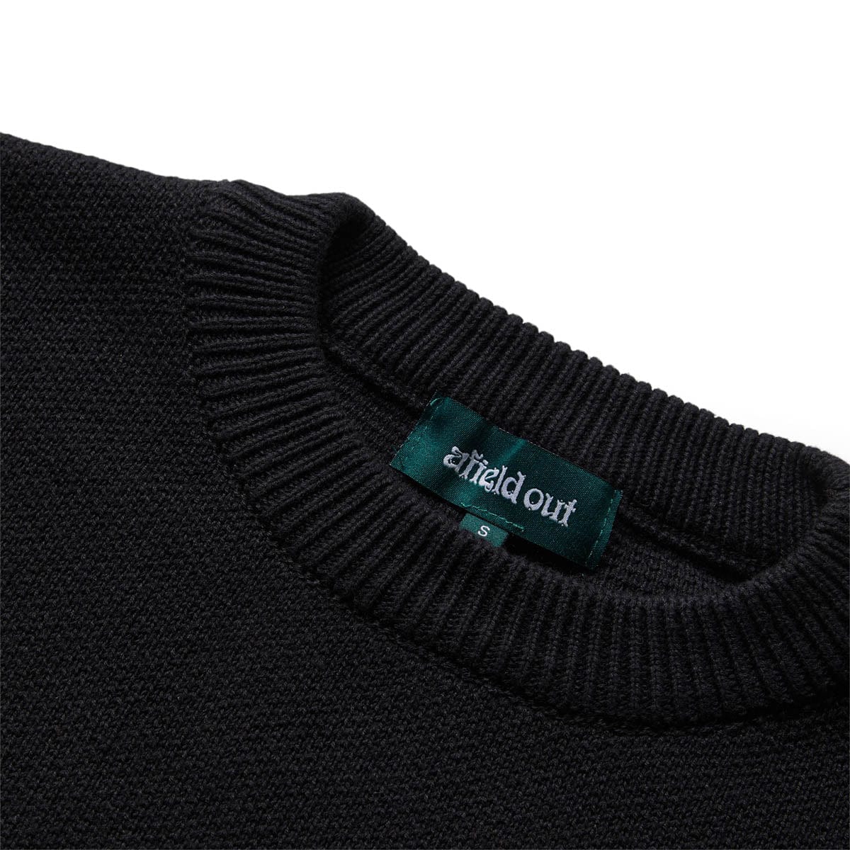 Afield Out Hoodies & Sweatshirts LOWELL KNIT SWEATER BLACK L