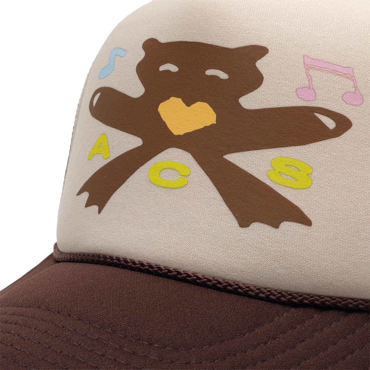 ALLCAPSTUDIO Headwear CHOCOLATE / O/S ACS TEDDY FROG TRUCKER