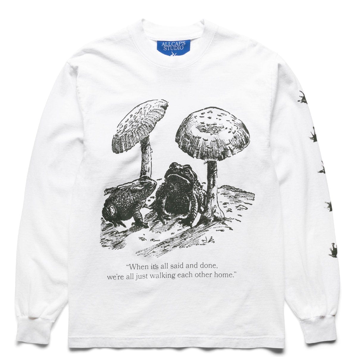 ALLCAPSTUDIO T-Shirts MUSHROOM FROG LONG SLEEVE T-SHIRT