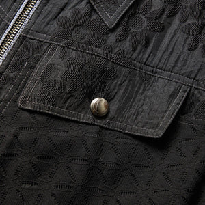 Monogram Flower Patchwork Leather Blouson - Ready to Wear