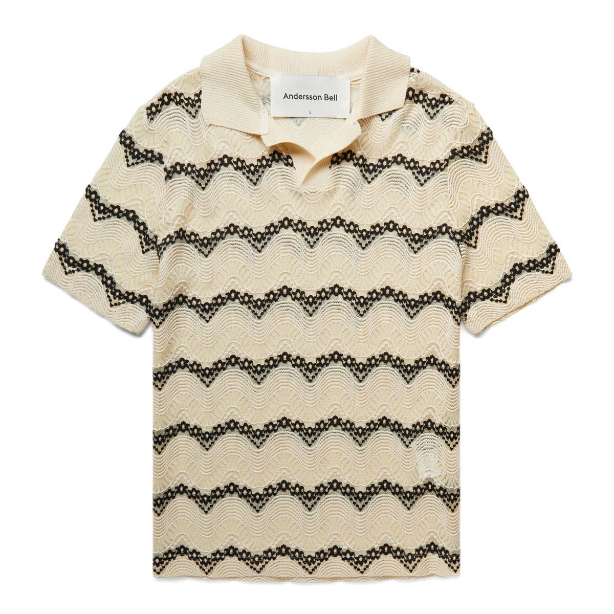 Andersson Bell Shirts MAJORCA SHEER COLLAR KNIT