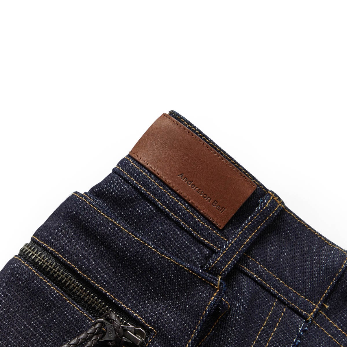 Andersson Bell Bottoms RAW EDGE CARGO DENIM SHORTS