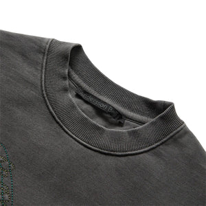 Rick Owens DRKSHDW longline organic drawstring hoodie Schwarz