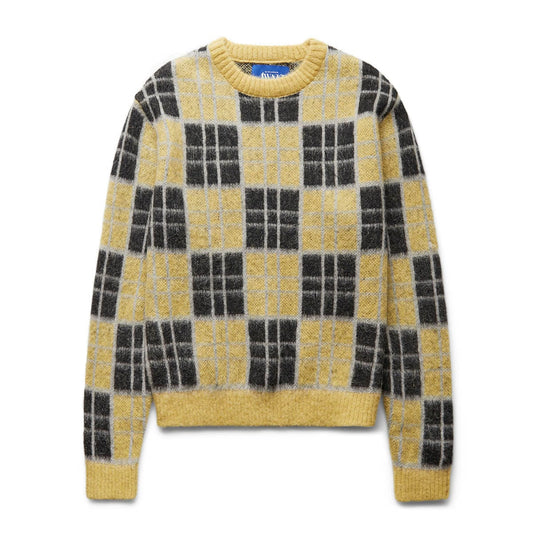 Awake NY Knitwear CHECKERED MOHAIR SWEATER