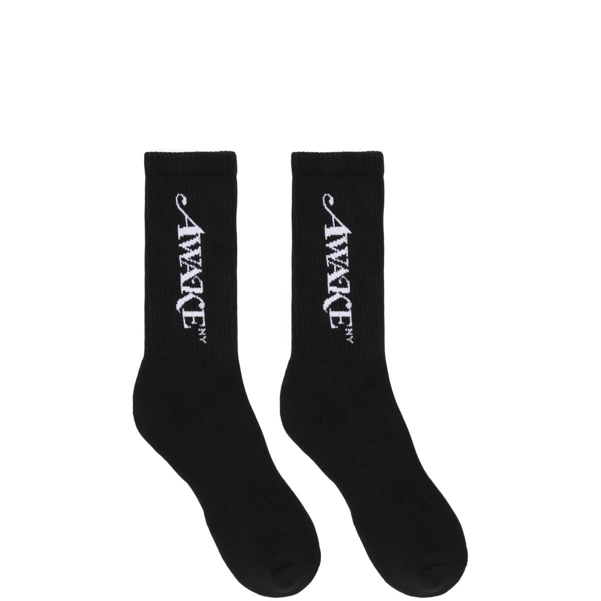 Awake NY Socks BLACK / O/S CLASSIC LOGO SOCKS