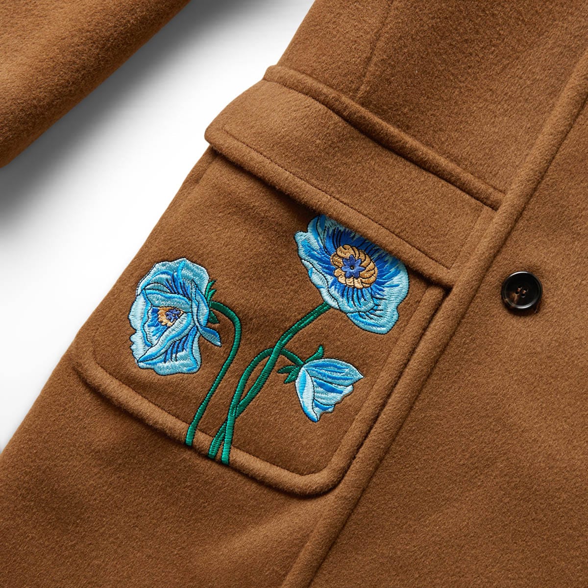 AWAKE NY FLORAL OVERSIZED OVERCOAT Mサイズ Buy Awake NY Floral Oversized Overcoat 'Mocha' - AWK FW22