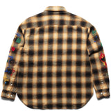 Awake NY Shirts OMBRE PLAID CAMP FLANNEL SHIRT