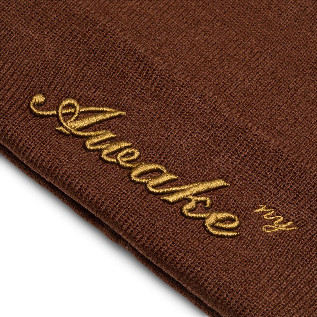 Awake NY Headwear BROWN / O/S SCRIPT LOGO BEANIE