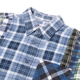 Needles Shirts ASSORTED / S 7 CUTS FLANNEL SHIRT SS21 33