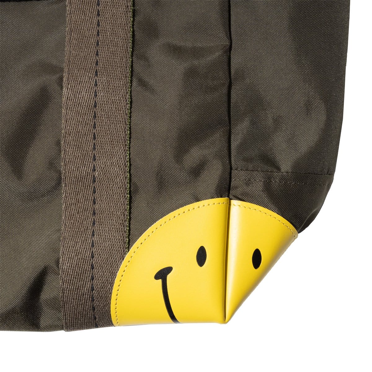 Kapital Bags & Accessories KHAKI / O/S NYLON OX ARMY SMILE TOTE BAG