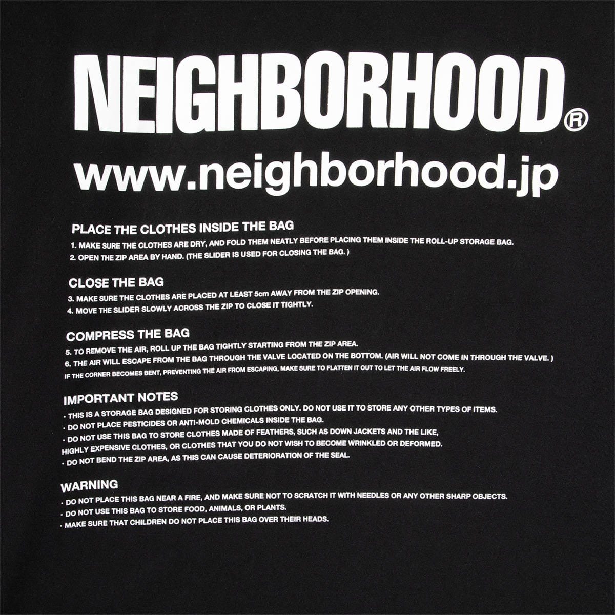 Neighborhood T-Shirts ID / C-TEE . LS