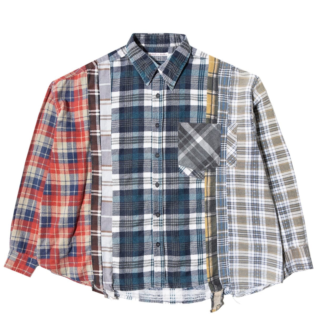 Needles Shirts ASSORTED / O/S FLANNEL SHIRT - WIDE 7 CUTS SHIRT SS20 17