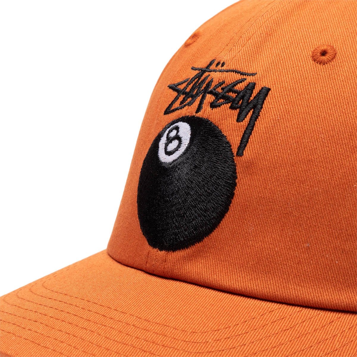 Stüssy Headwear RUST / O/S STOCK 8 BALL LOW PRO CAP