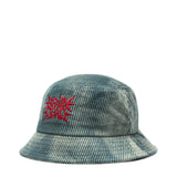 Brain Dead Headwear SPIKEY BLEACHED CORD BUCKET HAT