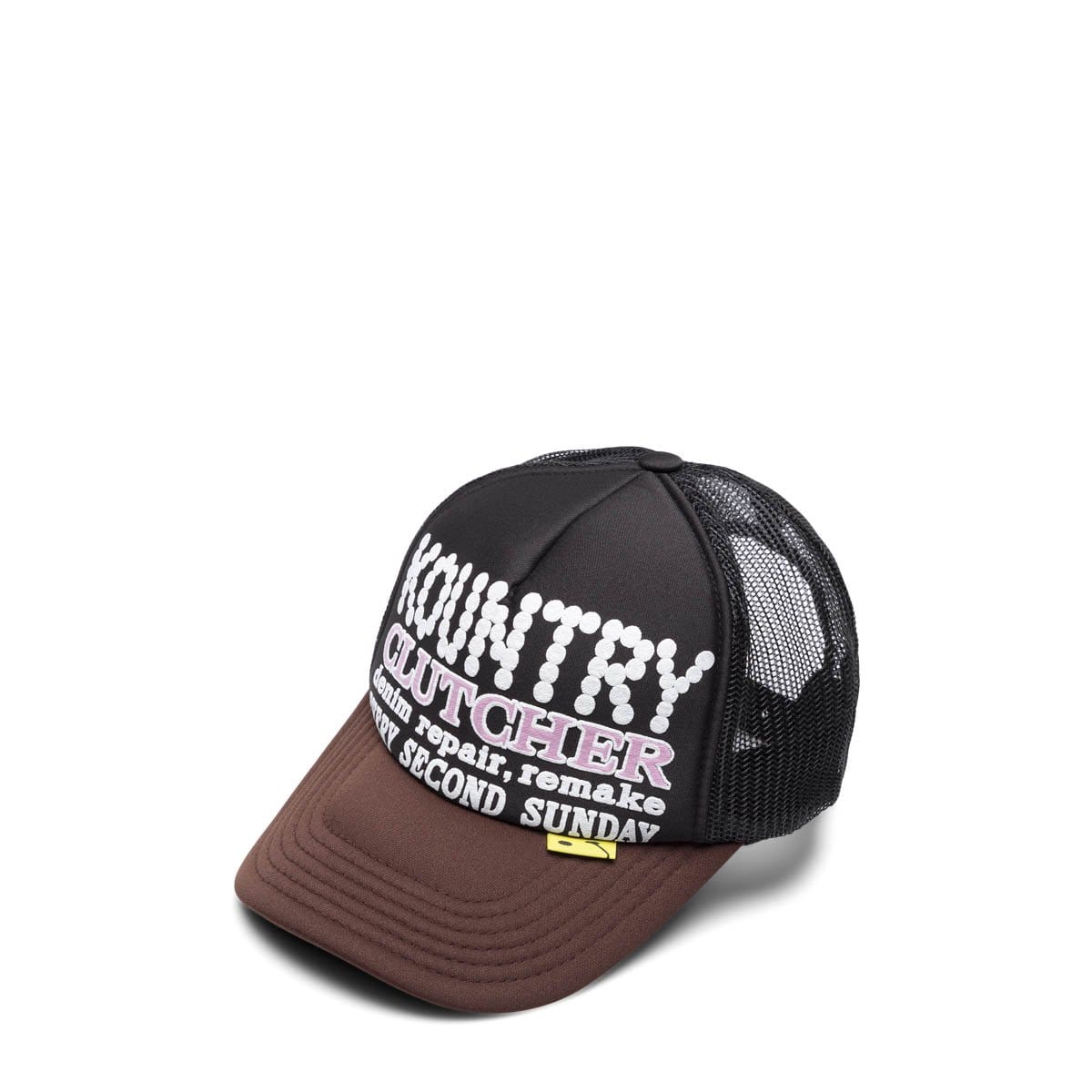 Kapital Headwear BLACK/BROWN / O/S KOUNTRY PEARL CLUTCHER TRUCK CAP