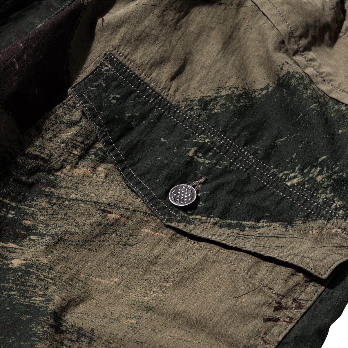 Kapital Bottoms RIP STOP BRUSH-CAMO AVIATOR SUIT PANTS