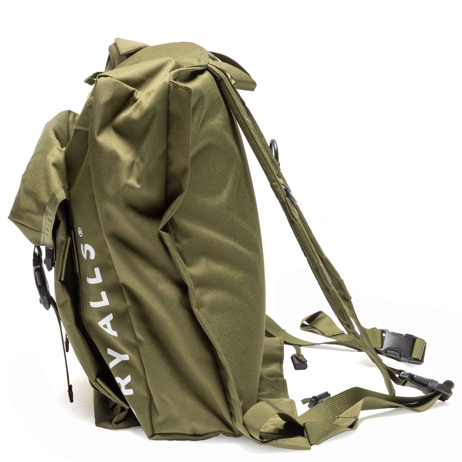 Olive Drab - Canvas European Style Rucksack Backpack - Galaxy Army