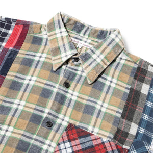 Needles Shirts ASSORTED / L 7 CUTS FLANNEL SHIRT SS21 18