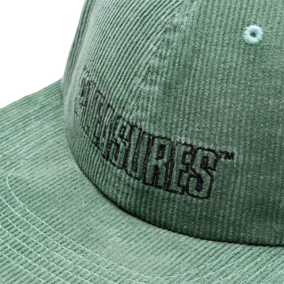 High Tide Corduroy Snapback Hat Agave Green Corduroy