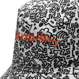 Converse Headwear WHITE / O/S x KEITH HARING REVERSIBLE BUCKET HAT