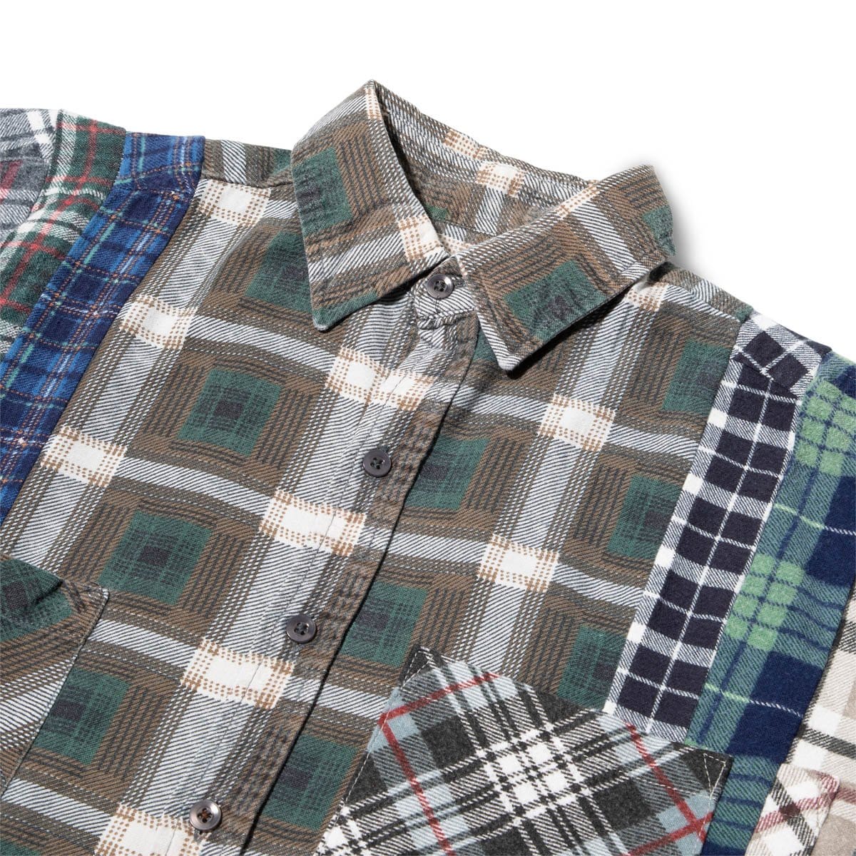 Needles Shirts ASSORTED / L 7 CUTS FLANNEL SHIRT SS21 21