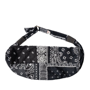 Kapital Bags & Accessories BLACK / O/S GAUZE BANDANA BEACH SNUFFKIN BAG