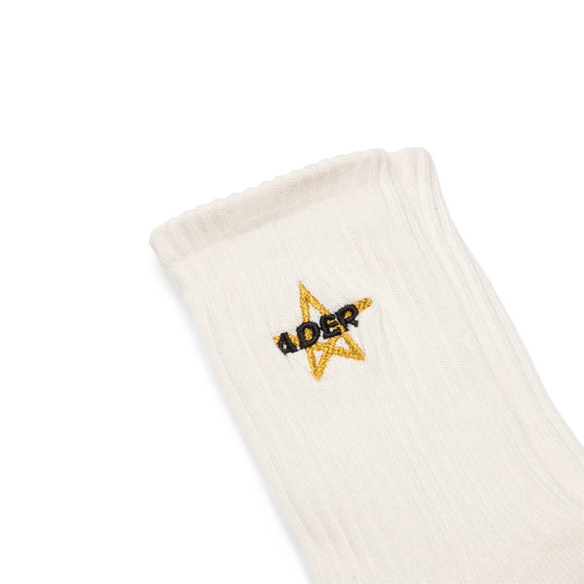 Ader Error Bags & Accessories WHITE / OS STAR EMBROIDERY SOCKS