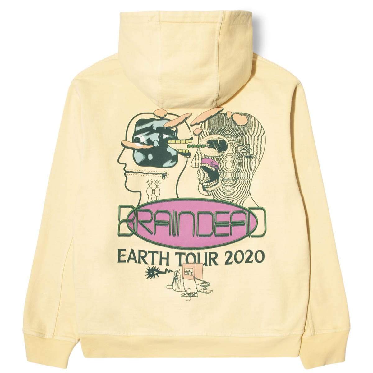 Brain Dead Hoodies & Sweatshirts EARTH TOUR 2020 HOODED SWEATSHIRT