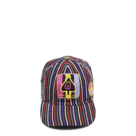 Maharishi Headwear STRIPED / O/S EMBROIDERED YARD 6 PANEL CAP