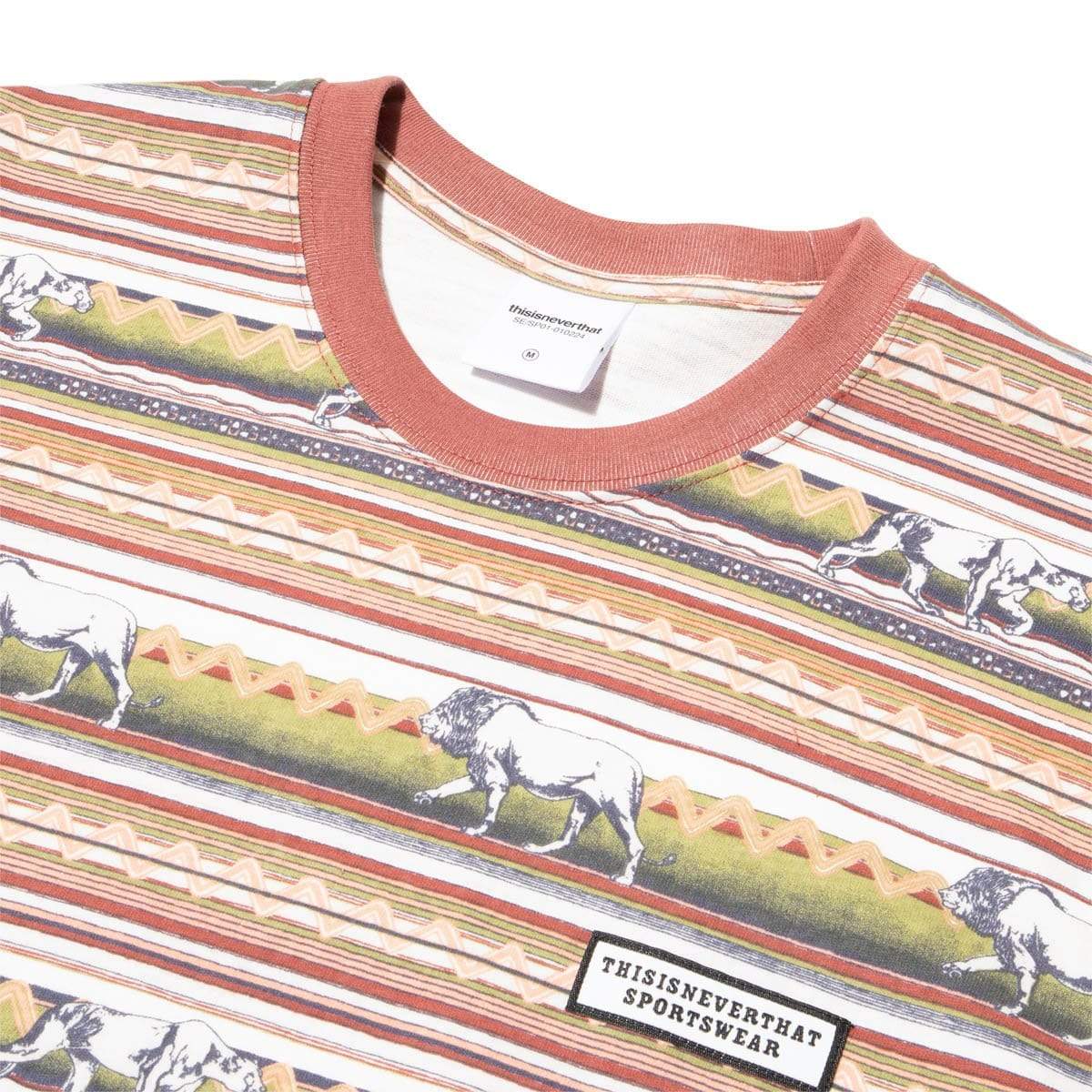 thisisneverthat T-Shirts PRINTED LION STRIPE TEE