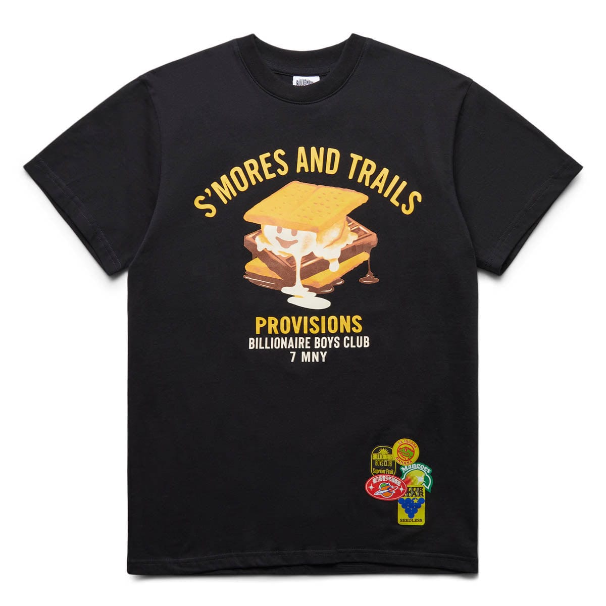 Billionaire Boys Club T-Shirts S'MORES SS TEE BLACK L