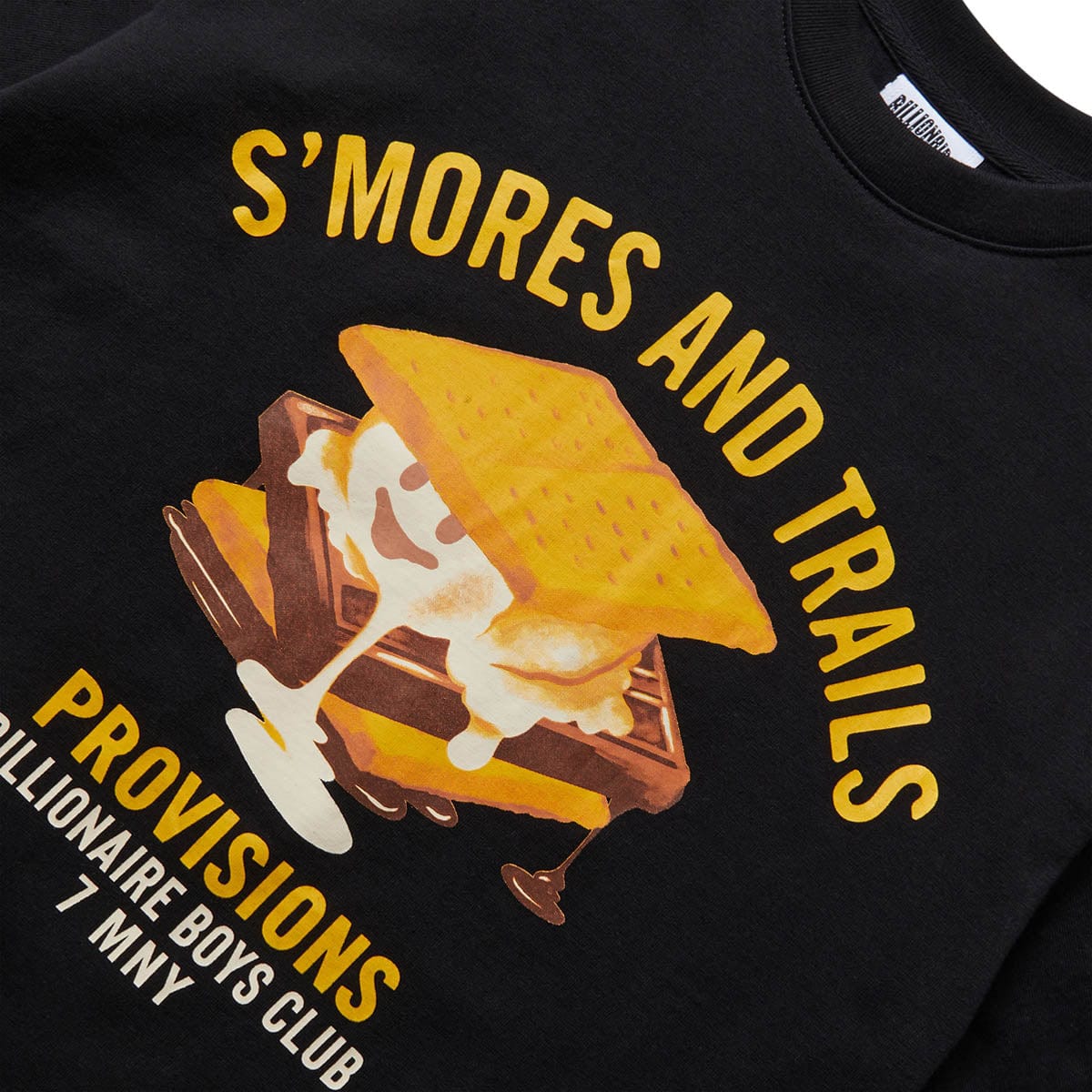 Billionaire Boys Club T-Shirts S'MORES SS TEE BLACK L