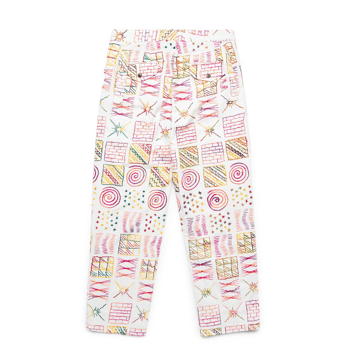 BODE Bottoms DOODLE STITCH TROUSERS