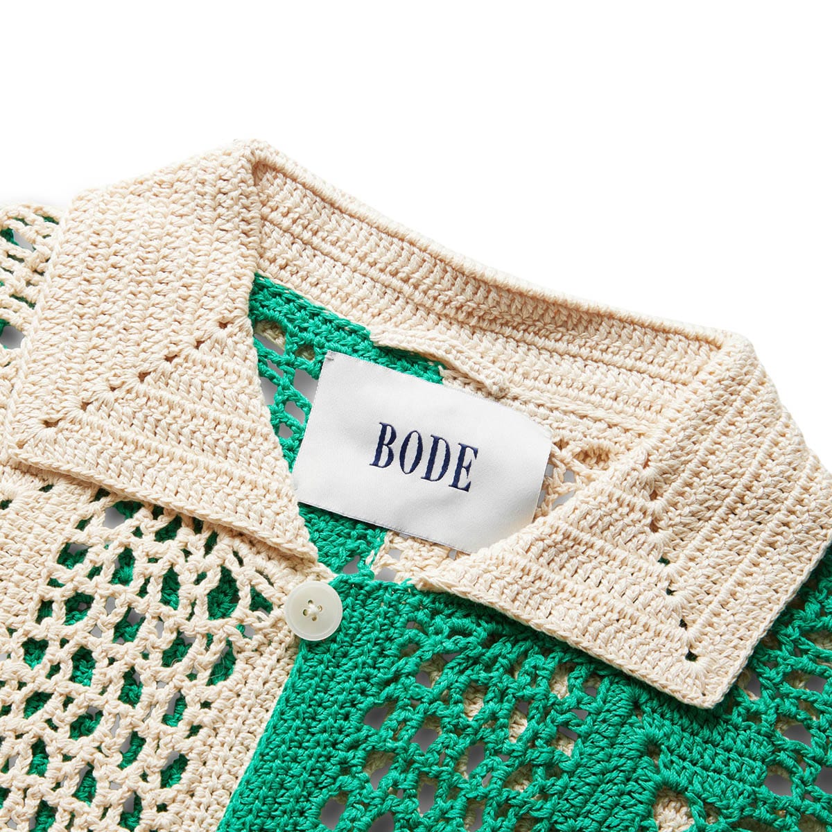 BODE Shirts DUOTONE CROCHET OVERSHIRT