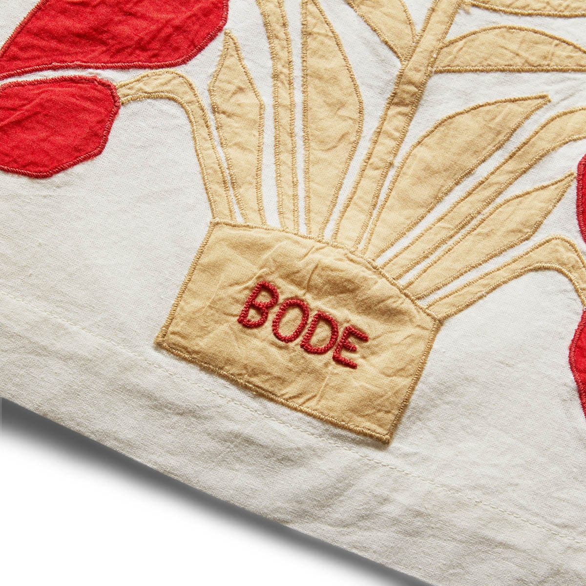 BODE Shirts FOLIAGE APPLIQUE SHIRT