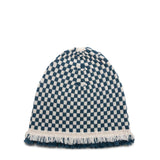 BODE Headwear BLUE CREAM / O/S FRINGE CHECK HAT