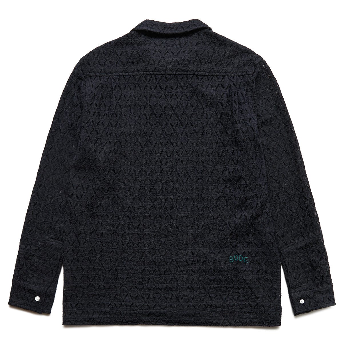 LATTICE LACE LS SHIRT BLACK | Cheap Stclaircomo Jordan Outlet 