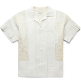 BODE Shirts LINEN CUTWORK SHIRT