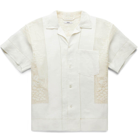 BODE Shirts LINEN CUTWORK SHIRT