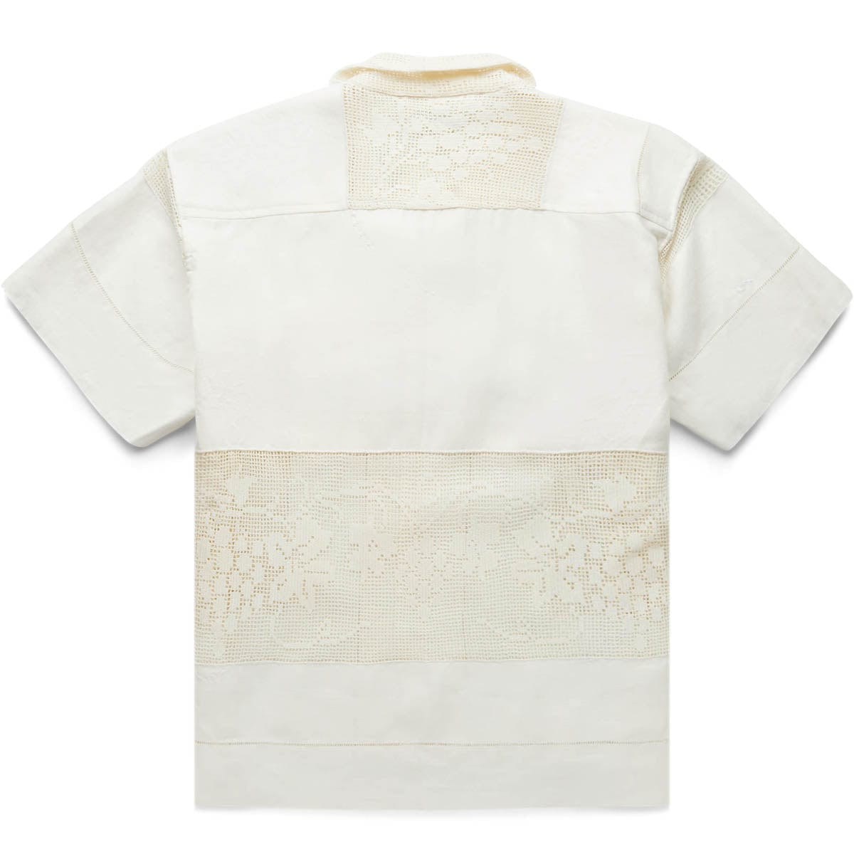 BODE Shirts LINEN CUTWORK SHIRT