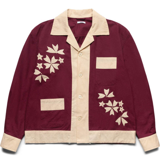 BODE Shirts MOONFLOWER APPLIQUE L/S